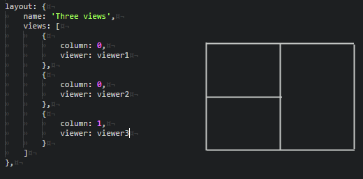 Dual view horizontal